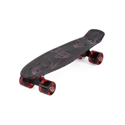 12573 4 pennyboard movino blackfire doubleprint se sviticimi led kolecky 56 cm
