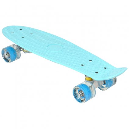 31640 6 pennyboard enero 56cm s led kolecky blue king