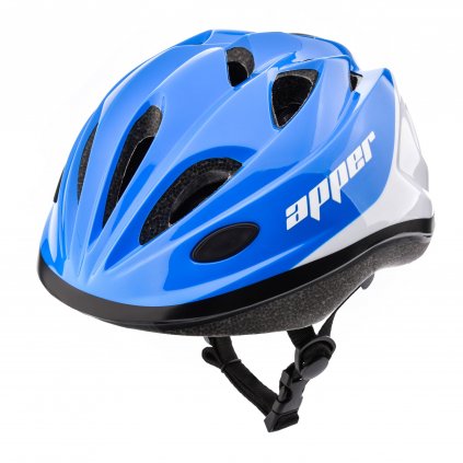 Cyklistická přilba MTR APPER, modrá-bílá