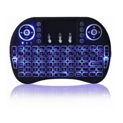 Bezdrátová podsvícená MINI Bluetooth klávesnice