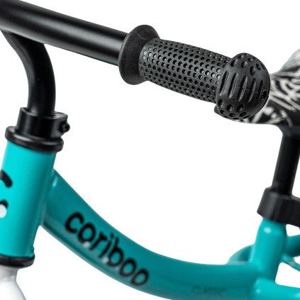 Dětské odrážedlo MOVINO Cariboo CLASSIC, kola 12'', tyrkysovo-černé