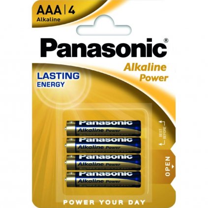 Baterie Panasonic AAA LR03-BP4, 4ks Alkaline Power