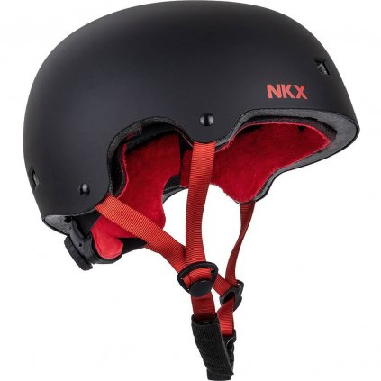 Freestyle přilba NKX Brain Saver, BlackRed, různé velikosti
