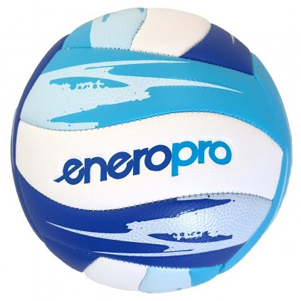 Volejbalový míč ENERO WAVE SOFT vel. 5, modrý-bílý