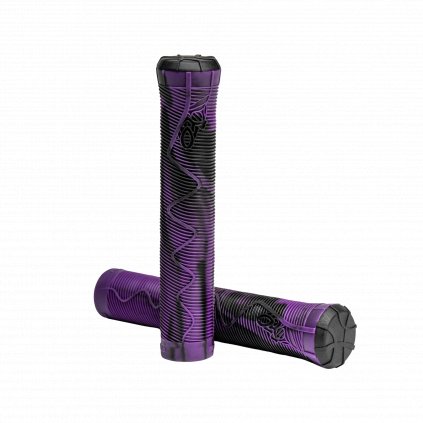 Náhradní grip na řídítka freestyle koloběžky TPR Grip (HAZE Black-purple), 2ks