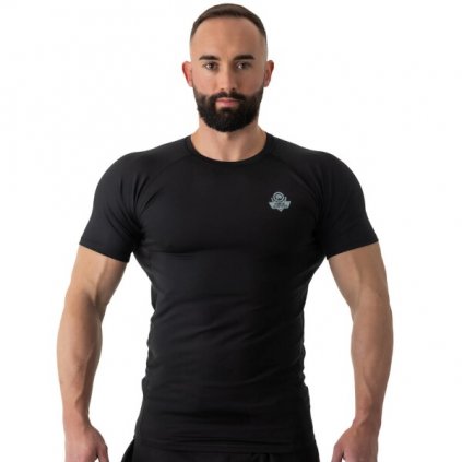 Pánské tréninkové tričko DBX BUSHIDO Rashguard RS Black (Velikost S)