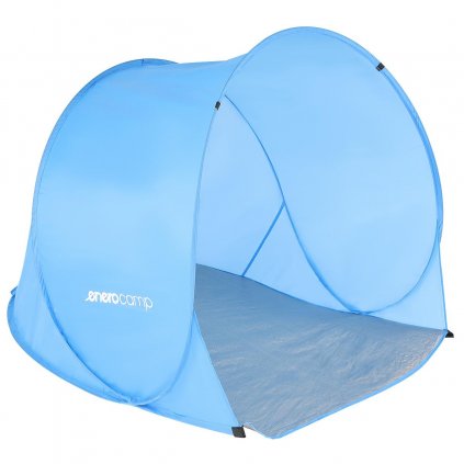 Samorozkládací plážový stan ENERO CAMP 145x105x100 cm, modrý