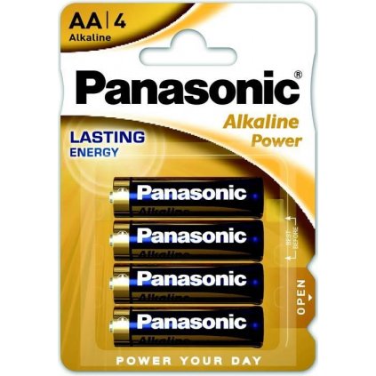 Baterie Panasonic AA LR6-BP4, 4ks Alkaline Power
