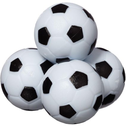 Sada fotbalových míčků na stolní fotbal, průměr 36 mm, 4 ks