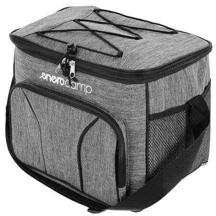 torba termiczna 33x21x26cm szara 18l enero camp