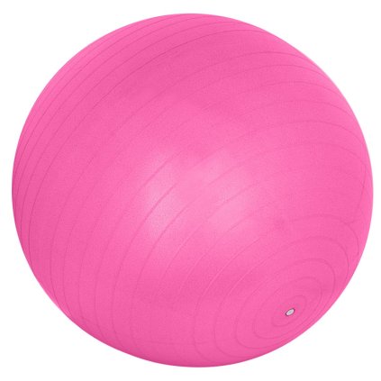pilka gimnastyczna do cwiczen fitness 65cm antiburst rozowa
