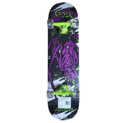 Skateboard FUN Spider ze spodu