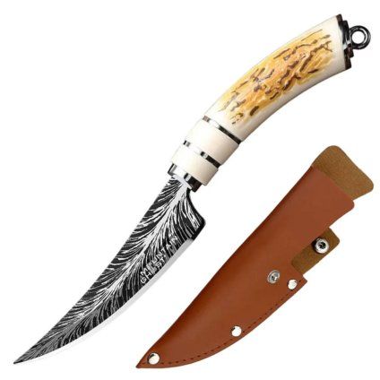 MOUNTAIN GHOST® Lovecký nůž s pouzdrem