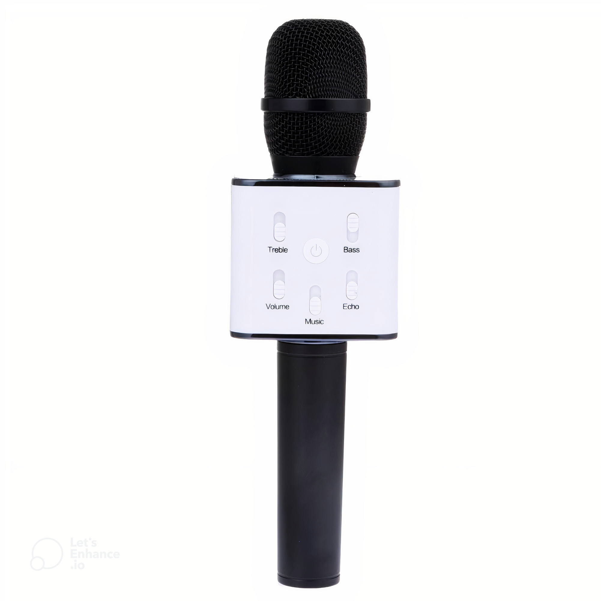 Karaoke bluetooth mikrofon s reproduktorem Vyber barvu :: Černá