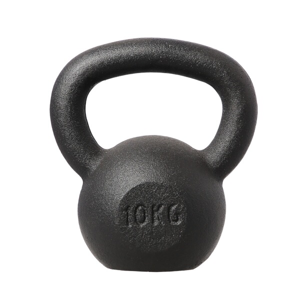 Litinový kettlebell HMS KZG10 10 kg, černý