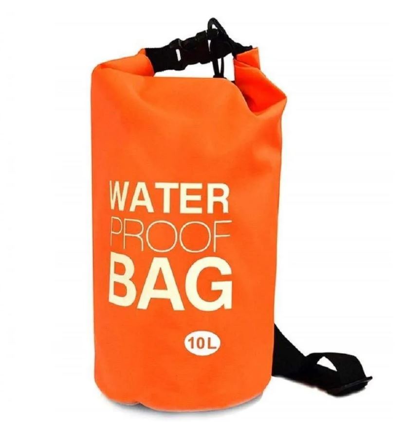 Vodotěsný vak Dry Bag 10 l, různé barvy Vyber barvu :: Oranžová