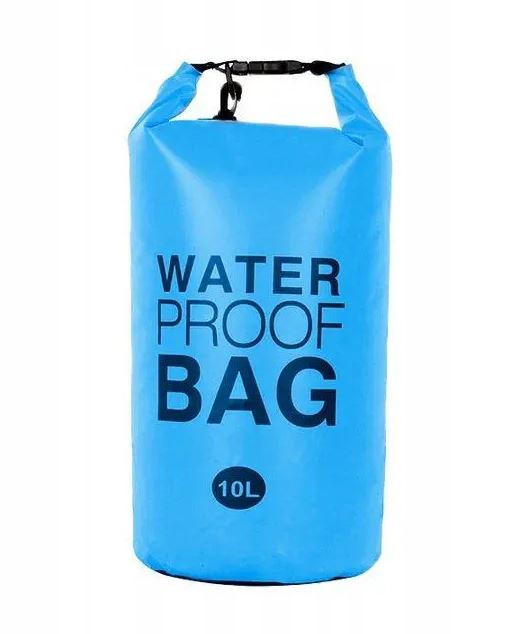 Vodotěsný vak Dry Bag 10 l, různé barvy Vyber barvu :: Modrá