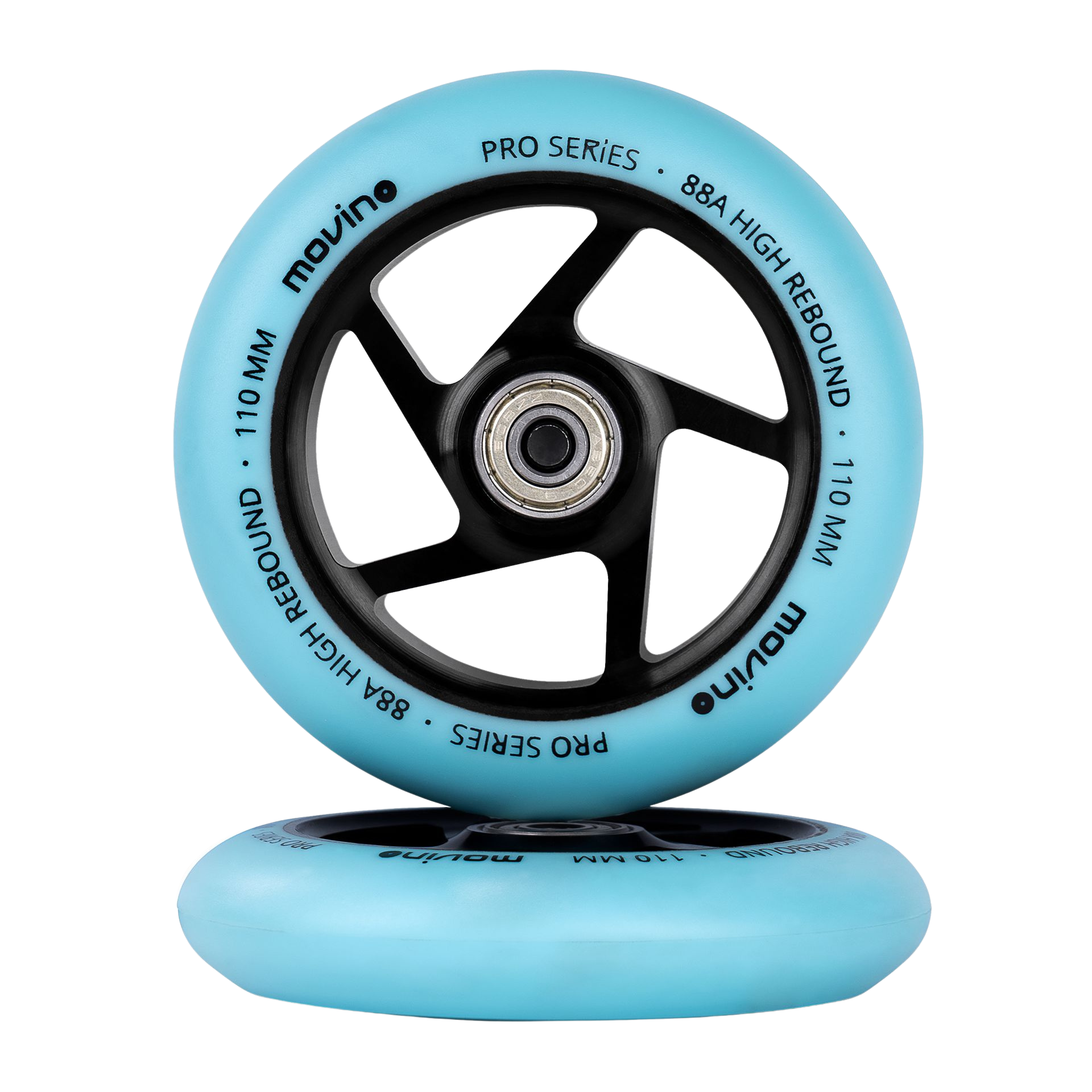 Náhradní kolečka do freestyle koloběžky MOVINO SLAVE, 110mm, hliník Vyber barvu :: Modrá