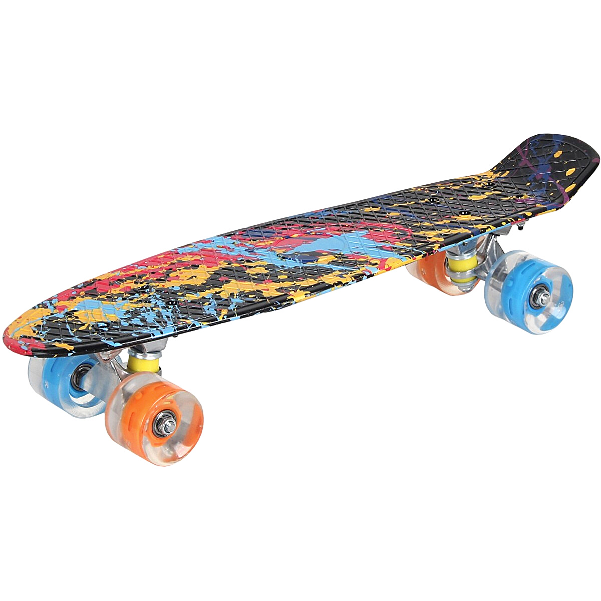 Pennyboard ENERO SPLASH, 56 cm s LED kolečky