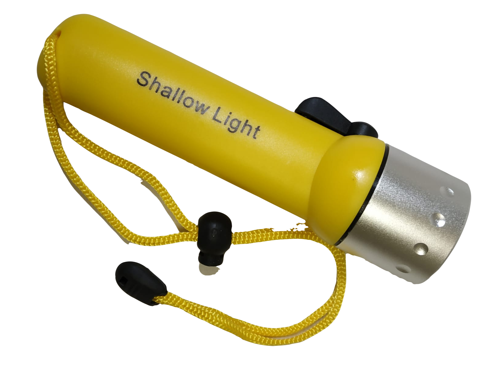 Vodotěsná LED svítilna pro potápění, až do 20m Vyber barvu :: Žlutá