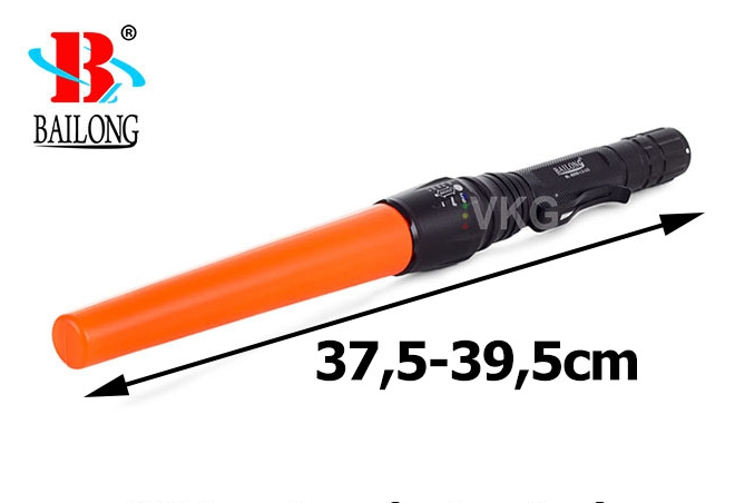 Svítilna Bailong BL-8668, LED typu CREE XM-L T6 + výstražná násada