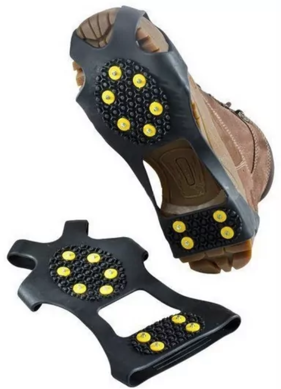 Protiskluzové návleky na boty, nesmeky, různé velikosti, gumové, černé Velikost: 41-47
