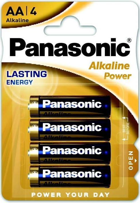 Baterie Panasonic AA LR6-BP4, 4ks Alkaline Power