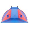 namiot oslona plazowa sun 200x100x105cm niebiesko czerwona enero camp (4)