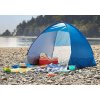 Plážový samorozkládací stan 160x140x110 cm, modrý