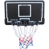 Basketbalový koš ENERO 74x45 cm, obruč 40 cm, černý