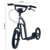 Dětská koloběžka Story One Air s nafukovacími koly, černá