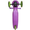 Dětská tříkolová koloběžka Story Party se svítícími LED koly, Fialovo-Zelená