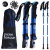 Hole pro nordic walking a treking VERK GROUP s obalem modré