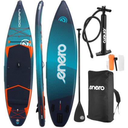 zestaw deska sup 170 kg dmuchana enero 350x81x15cm ocean