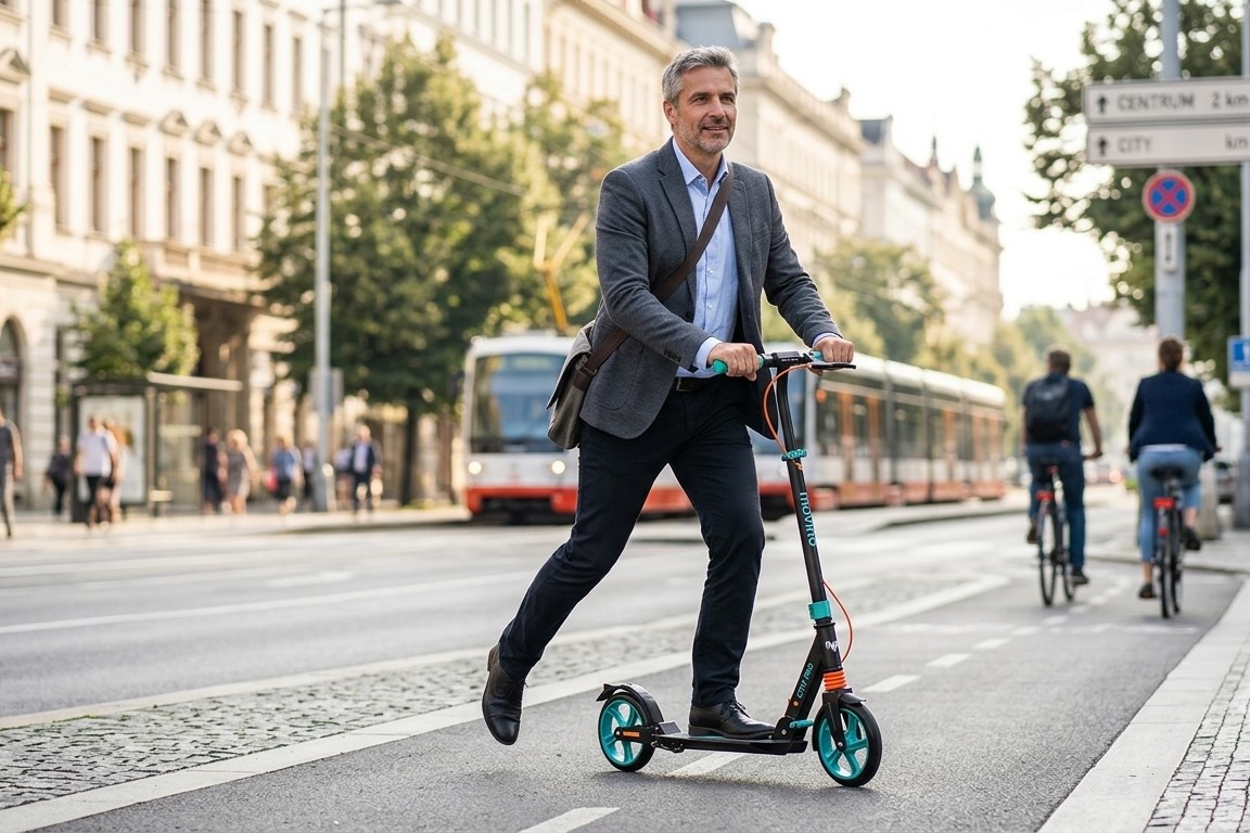 Kolobežka ako doprava do práce a riešenie poslednej míle