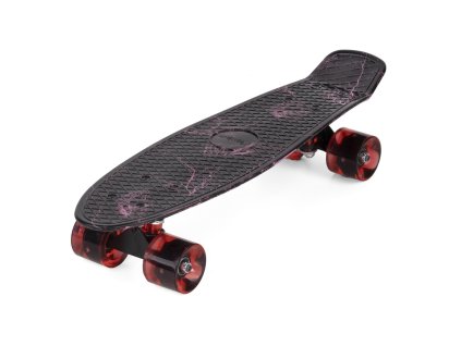 12573 4 pennyboard movino blackfire doubleprint se sviticimi led kolecky 56 cm