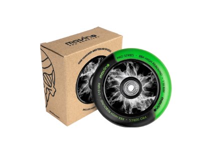 Náhradní kolečka na freestyle koloběžku, 110 mm, Nylon, 2 ks (Vyber barvu : Červená)