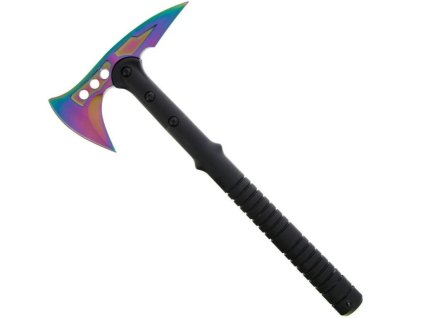 Sekera jednoruční (tomahawk), 38 cm, zelená (Barva Zelená)