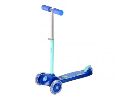 43718 detska kolobezka nex navy s led kolecky mini scooter