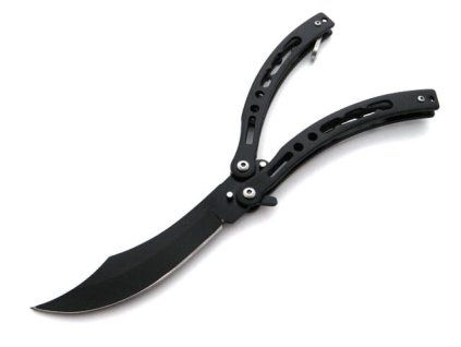 57175 5 vystrelovaci motylek cerny 23 cm
