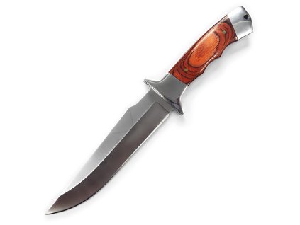 53647 outdoorovy lovecky nuz se zdobenou rukojeti finka 30 cm