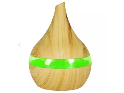 44793 aromaticky difuzer s led podsvicenim svetle hnedy