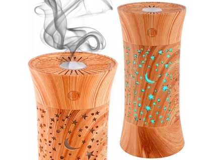 44799 2 aromaticky difuzer s led podsvicenim night sky svetle hnedy