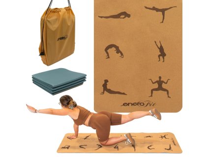 korkowa mata do jogi skladana 183x61x0 4cm enero fit