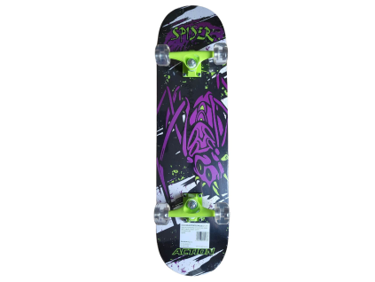 Skateboard FUN Spider ze spodu