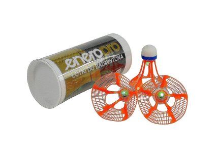 Bedmintonová loptička do vetra ENERO Pro Air Shutter Led, 3 ks