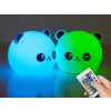 42018 1 detska nocni led lampicka panda rgb ovladac