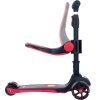 45356 8 detska trikolova kolobezka story 2v1 deluxe se sviticimi kolecky mini scooter cerno cervena