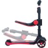 45356 7 detska trikolova kolobezka story 2v1 deluxe se sviticimi kolecky mini scooter cerno cervena