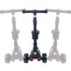 45356 5 detska trikolova kolobezka story 2v1 deluxe se sviticimi kolecky mini scooter cerno cervena